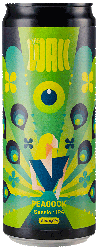 Birra Peacock The wall cl 33 lattina
